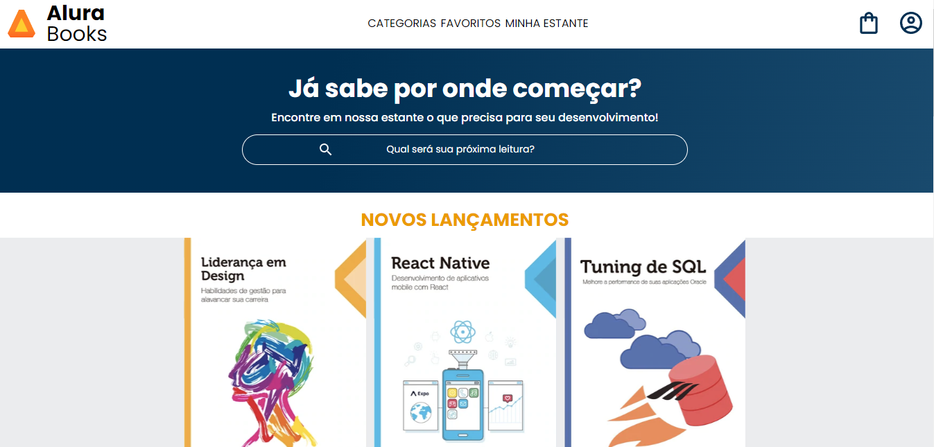 Projeto alura books realizado no metodo Mobile-first